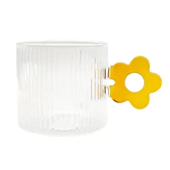 Mug strie hanse marguerite 2 ass