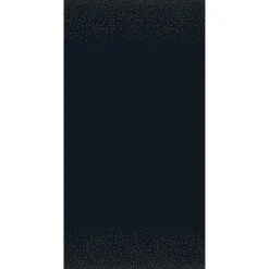 Nappe damassee paillette noir or