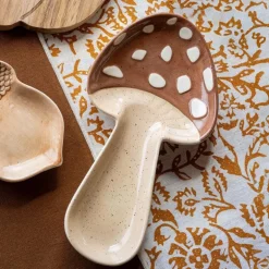 Nappe floral ochre/ecru 140x240c