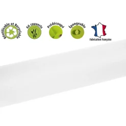 Nappe spunbond 1.2x20m blanc