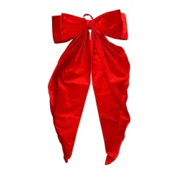 Noeud xl rouge velours