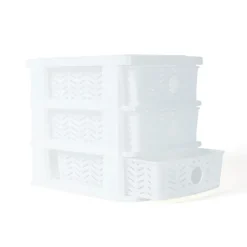 Organiseur 3 tiroirs chevron