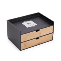 Organiseur maquillage bambou