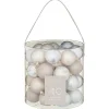 Pack de 40 boules 50mm champagne