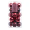 Pack de 20 boules 40mm rouge