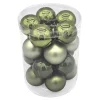 Pack de 20 boules 60mm vert
