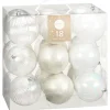 Pack de 18 boules nacrees