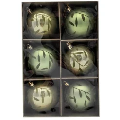 Pack de 6 boules vertes