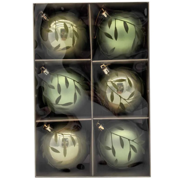 Pack de 6 boules vertes
