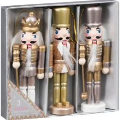 Pack de 3 casse noisette bois 14