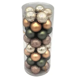 Pack de 40 mini boules 30mm oran
