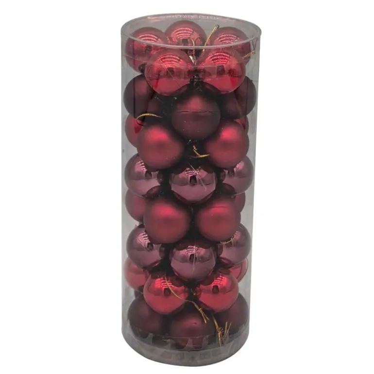 Pack de 40 mini boules 30mm roug