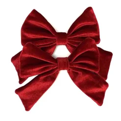 Pack de 2 nAuds en velours rouge