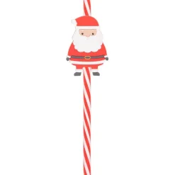 Pack de 4 pailles noel