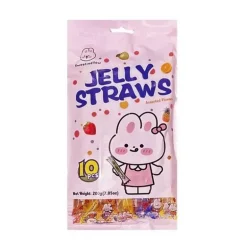 Pailles gelifiees jelly straw