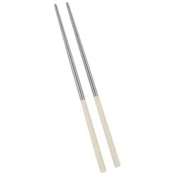 Paire baguettes chinoises inox