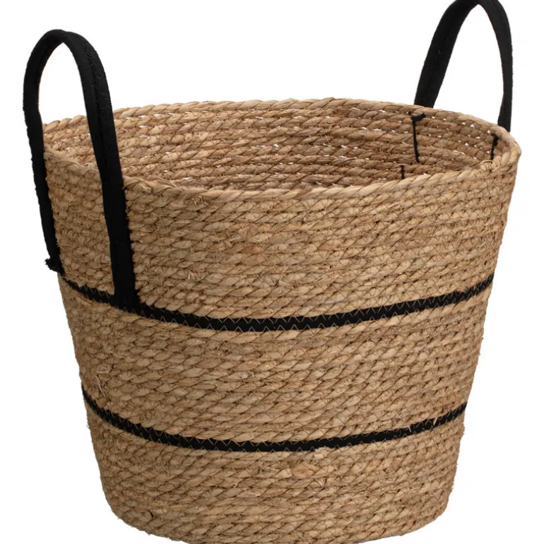 Panier bicolore avec poignees