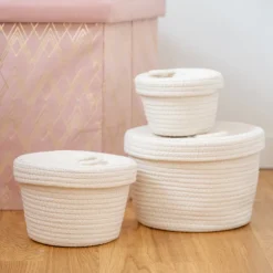 Panier couvercle l blc