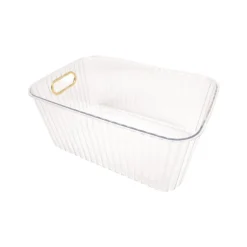 Panier rangement transparent l