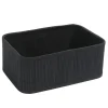 Paniere de rangement bambou noir