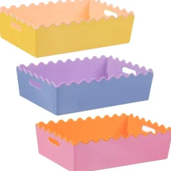 Paniere de rangement large vague