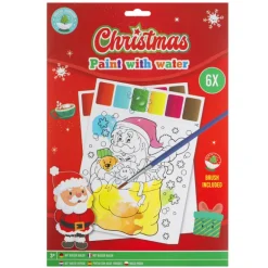 Peinture a l eau noel a4