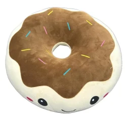 Peluche donut marron 38cm