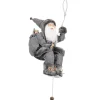 Pere noel grimpant 45cm