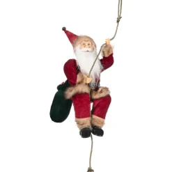 Pere noel grimpant 45cm