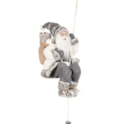 Pere noel grimpant 45cm