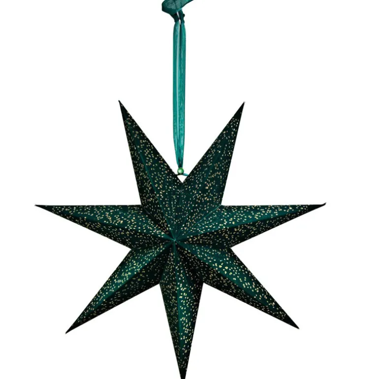 Petite etoile en velours a suspe