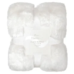 Plaid bubble creme 130x160cm