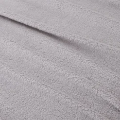 Plaid cosy 200x240cm argent