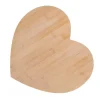 Planche a decouper coeur bambou