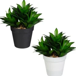 Plante artificielle pot blanc
