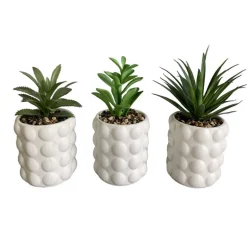 Plante artificielle pot bulles