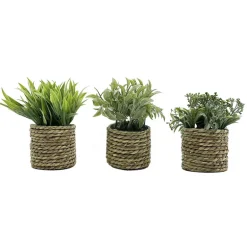 Plante artificielle pot jonc