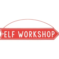 Plaque slogan noel a suspendre