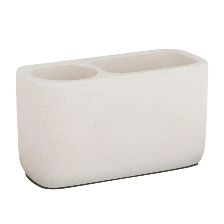 Porte brosse a dent effet pierre