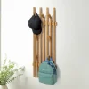 Porte manteau mural bois