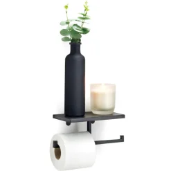 Porte papier wc double+tablette