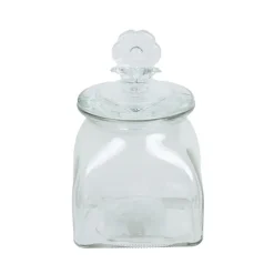 Pot fleur en verre 10x10x15cm