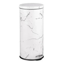 Poubelle a pedale effet marbre