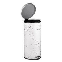 Poubelle a pedale effet marbre