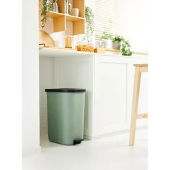 Poubelle ribo 40l vert sauge