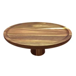 Presentoir a gateau en acacia