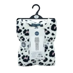 Pyjama femme polaire leopard