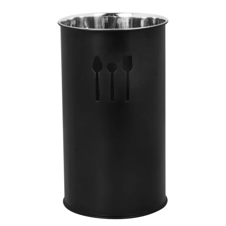 Range ustensile noir matt 10*18c