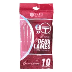Rasoirs jetables 2 lames x10
