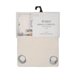 Rideau ivalo 140x240cm creme